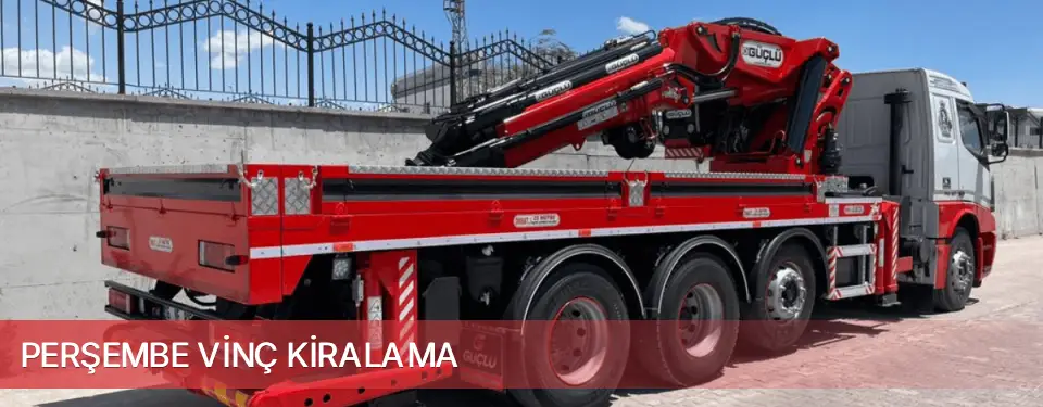 Perşembe İlçemi Vinç Kiralama
